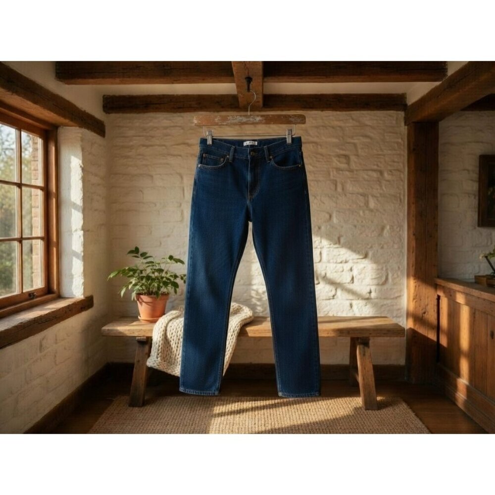 Good American Good Waist Dark Wash Jeans Size 20 Plus High Rise Stretch EUC